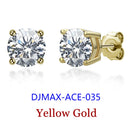 Premium 0.5-2ct Moissanite Diamond Stud Earrings for Women Orginal 925 Sterling Silver Screw Back Women Moissanite Earring 2025