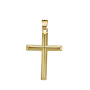 Rinntin 925 Sterling Silver Simple Cross Pendant for Women Men Pure Silver Fashion Christian Religious Jewelry Chain Gift SNMN01